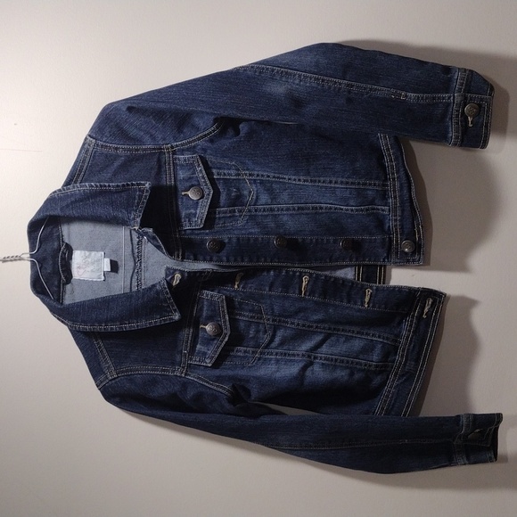 1989 Place Girls' Denim Jacket, Size L 10/12 4 Front pockets Excellent Condition - Picture 5 of 5